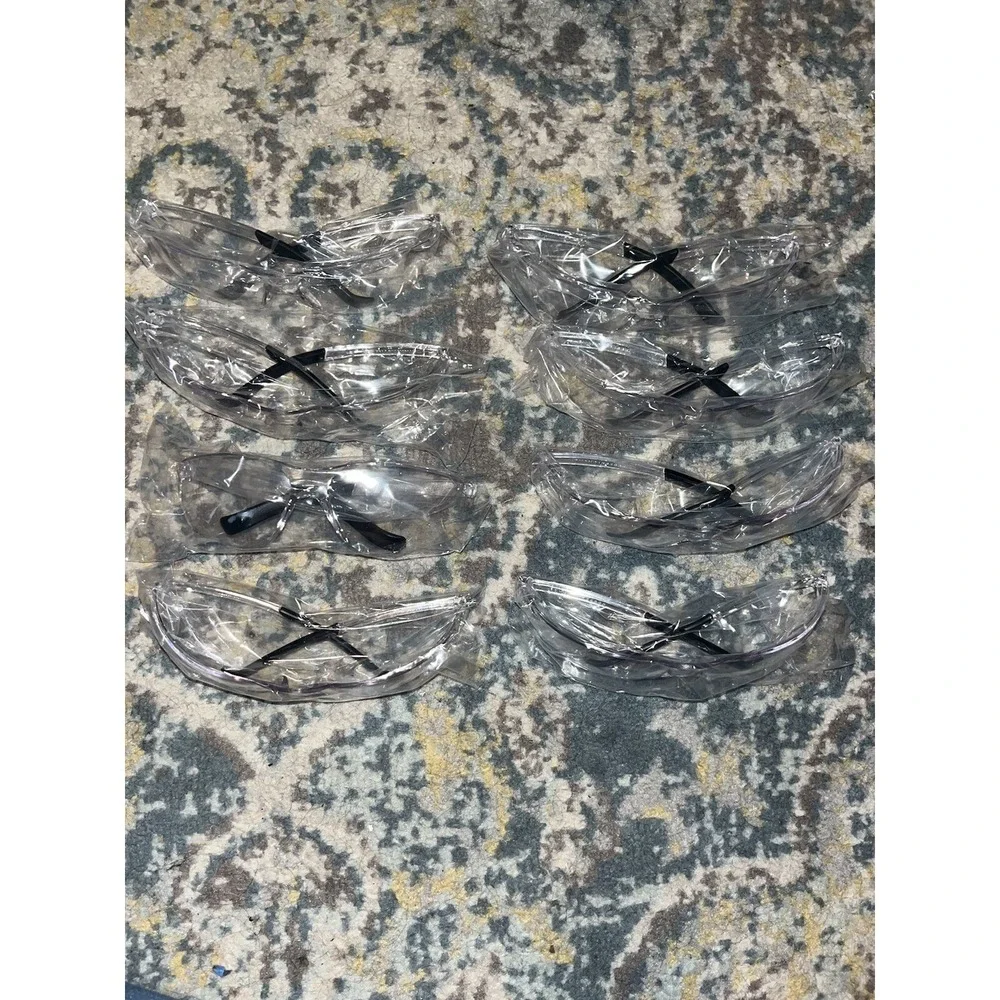 Pyramex Ztek Clear Lens Safety Glasses (set of 8) (NEW)